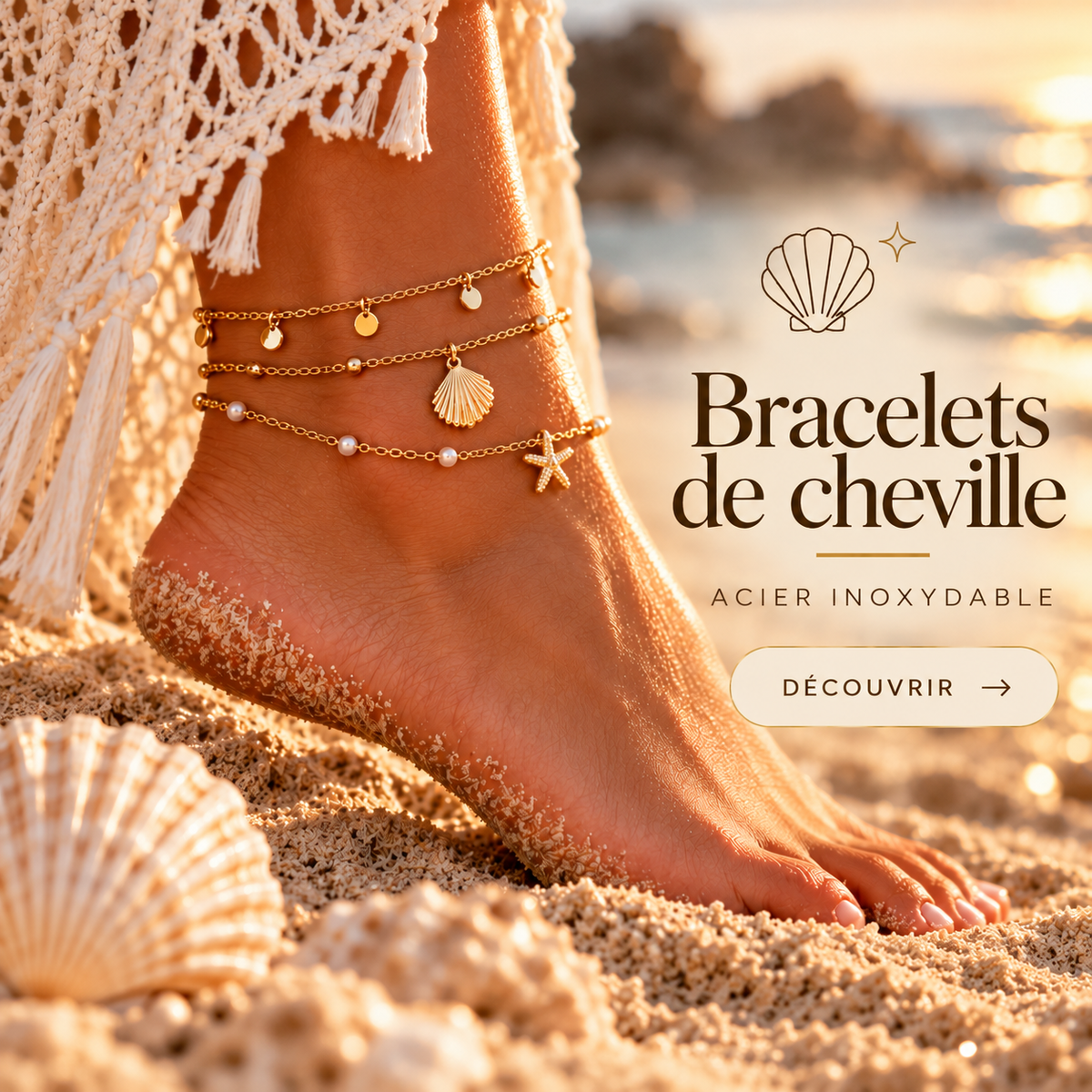 Bracelets de cheville