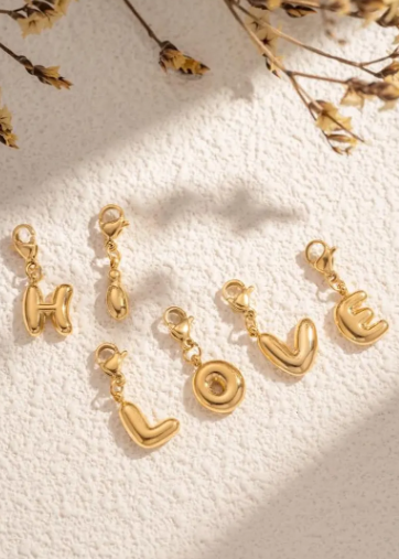 Collier Personnalisable en Acier Inoxydable – Initiale, Signe Astro & Charms